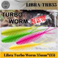 Grub LIBRA LURES Turbo Worm Mini, 35mm, 0.34g, Cheese, 15buc/pac Grub LIBRA LURES Turbo Worm Mini, 35mm, 0.34g, Cheese, 15buc/pac