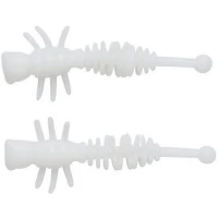 Larva Berkley Powerbait Power Larvae, Milky White, 4cm, 12buc/pac