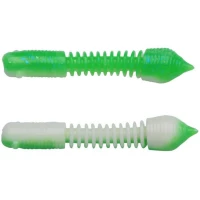 Larva BERKLEY PowerBait Power Pillar, Green / White, 5.5cm, 10buc/pac