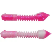 Larva BERKLEY PowerBait Power Pillar, Pink / White, 5.5cm, 10buc/pac