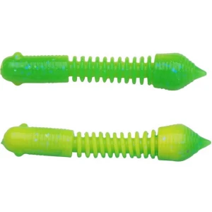 Larva Berkley Powerbait Power Pillar, Spring Green / Sunshine Yellow, 5.5cm, 10buc/pac