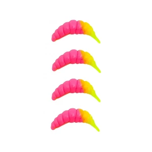 Naluca Fishup Ozi Cheese, 133 Bubble Gum Hot Chartreuse, 3cm, 10buc/pac