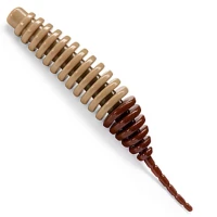 Naluca FISHUP Trout Series Tanta, 5cm, Coffee Milk Earthworm, 9buc/pac