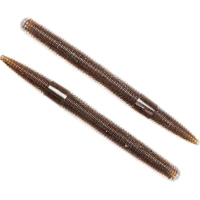 Vierme LIVE TARGET Stick Worm, Brown / Black, 7.6cm, 7.6g, 10buc/pac