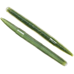 Vierme Live Target Stick Worm, Green / Cream, 12.5cm, 12.7g, 8buc/pac