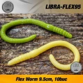 Vierme Libra Lures Flex Worm 008 9.5cm, 10buc/plic