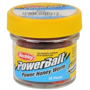 Viermi Artificiali Berkley Gulp Alive Honey Worms Hot Yellow 2.5cm, 55buc