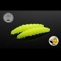 Viermi Artificiali Worm Libra Larva 3.5cm 006 Cheese 12buc/borcan