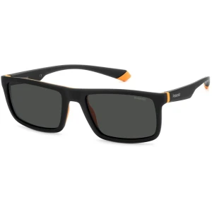 Ochelari De Soare Polaroid Rectangular Pld 2134/s 8lz/m9, 56mm, Negru