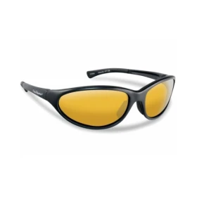 Ochelari Flying Fisherman Calcutta Black Yellow Amber Sunglasses Black Yellow Amber
