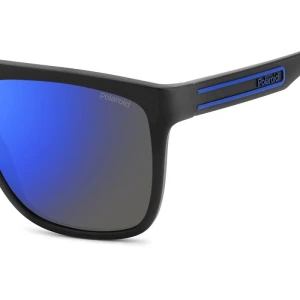 Ochelarii De Soare Polaroid Unisex Pld 2161/s 0vk 5x 56, Matt Black Blue Eco