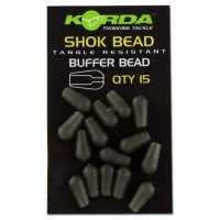 Opritoare Korda Shok Buffer Bead Weedy Green 15buc/plic