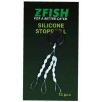Stopper Zfish Stops Silicon Stopper L, 15buc/plic