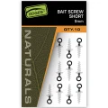 Anou Cu Surub FOX Edges Bait Screws, Clear, 9mm, 10buc/pac