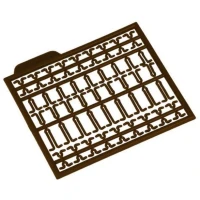 Stopper Golden Catch G.carp Hair Extender Stops, Brown, 126buc/pac