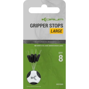Stopper Korum Smokescreen Gripper Stops Large, 8buc/pac