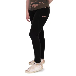 Colanti FOX Womens Black Leggings, Marime M