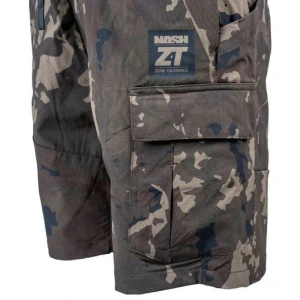 Pantaloni Nash Zt Lite Hydra Flex Combat Shorts Camo, Masura Xl