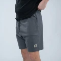 Pantaloni scurti NASH Make It Happen Badge Shorts Grey Marl, Marime L Pantaloni scurti NASH Make It Happen Badge Shorts Grey Marl, Marime L