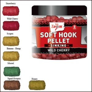 Pelete Carp Zoom Soft Hook Sinking 8mm Squid Octopus
