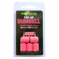 Pelete Korda Pop-up Dumbell 12mm Fruity Squid Roz 8buc/plic Pelete Korda Pop-up Dumbell 12mm Fruity Squid Roz 8buc/plic