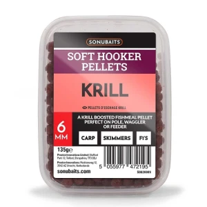 Pelete Sonubaits Soft Hooker Pellets 6mm Krill