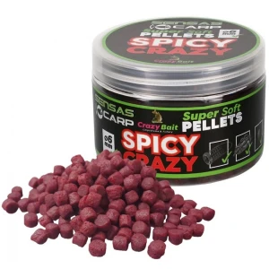 Pelete SENSAS Super Soft Spicy Crazy, 6mm, 60g Pelete SENSAS Super Soft Spicy Crazy, 6mm, 60g