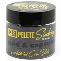 Pelete Solubile Addicted Carp Baits Sinking Dumbell, Squid & Capsuna, 8mm  Pelete Solubile Addicted Carp Baits Sinking Dumbell, Squid & Capsuna, 8mm