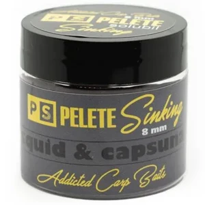 Pelete Solubile Addicted Carp Baits Sinking Dumbell, Squid & Capsuna, 8mm  Pelete Solubile Addicted Carp Baits Sinking Dumbell, Squid & Capsuna, 8mm