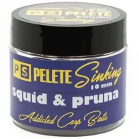 Pelete Solubile Addicted Carp Baits Sinking Dumbell, Squid & Pruna, 10 mm 