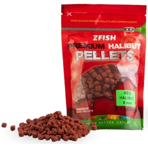 Pelete Zfish Premium Halibut Hook Pellets, Red Halibut, 14mm,  200g