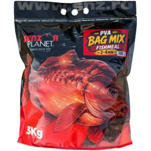 Amestec Saculet SENZOR PVA Bag Mix Fishmeal, 2-4mm, 3kg