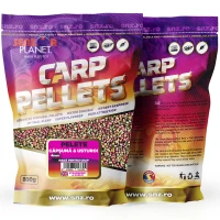 Pelete Crap Senzor Planet, Capsuna & Usturoi, 4mm, 800g Pelete Crap Senzor Planet, Capsuna & Usturoi, 4mm, 800g