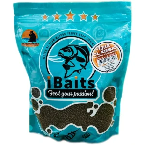 Pelete IBAITS Aqua Classic Pelete Furajate, 2-2.5mm, 800g Pelete IBAITS Aqua Classic Pelete Furajate, 2-2.5mm, 800g