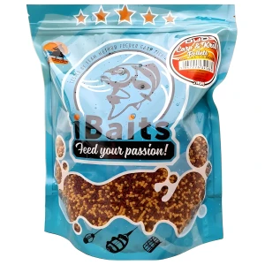 Pelete Ibaits Duo Pellets , Carp & Krill, 2mm, 800g