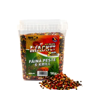 Pelete SENZOR Magnet, Faina de Peste si Krill, 2mm, 1kg