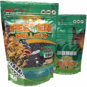 Top Feeder Senzor Pelletes, Black Halibut, 2.5mm, 1kg
