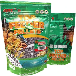 Top Feeder Senzor Pelletes Squid Capsuna, 1.5mm, 1kg
