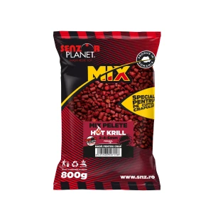 Mix Pelete Senzor Fishmeal Hot Krill 2-4-6mm 800g
