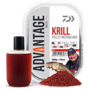 Pelete Method Feeder Daiwa 500g Krill Si Booster 75ml