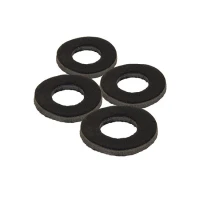 SAIBE FOX BLACK LABEL LEATHER WASHERS  4BUC/SET SAIBE FOX BLACK LABEL LEATHER WASHERS  4BUC/SET