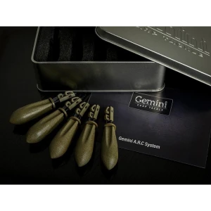 Kit Plumb Gemini A.r.c System Leads Mixed Silt Brown 2-3,5oz 5buc/cutie