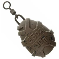 Plumb Carp Pro Delight Pear Swivel Lead, 3.5oz-99g, 1buc/pac