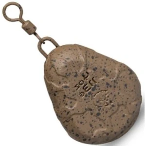 Plumb Nash Flat Pear Swivel Lead, 6oz-170g, 1buc/pac