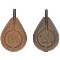 Plumb Trakker Flat Pear Qc Inline Lead, 56.70g / 2.0oz