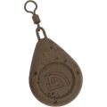 Plumb Trakker Flat Pear Swivel Lead, 99.20g / 3.5oz Plumb Trakker Flat Pear Swivel Lead, 99.20g / 3.5oz