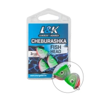 L And K CHEBURASHKA FISH HEAD 12g 3buc/plic