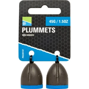 Plumb Pentru Sondat PRESTON Plummets, 45g, 2buc/pac