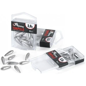 Plumbi Filfishing Torpile Culisanti Cu Silicon, 3g, 10buc/pac