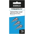 Plumbi ZEBCO Trophy Swivel Pear Leads, 7g, 3buc/pac